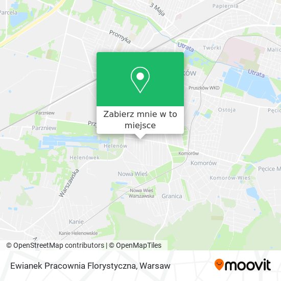 Mapa Ewianek Pracownia Florystyczna