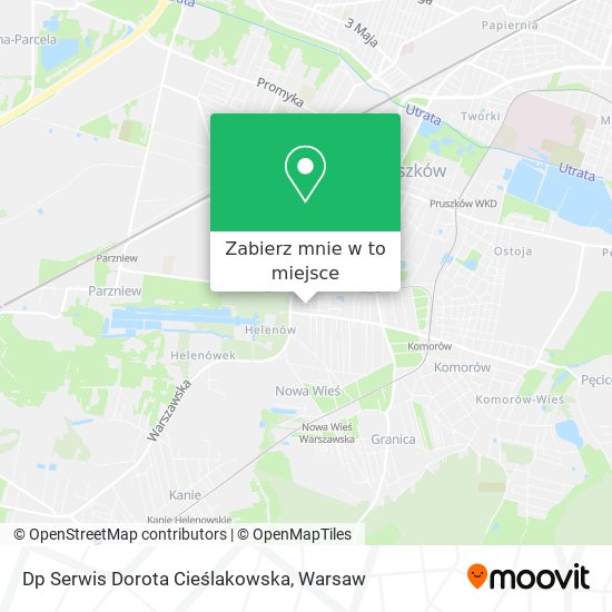 Mapa Dp Serwis Dorota Cieślakowska