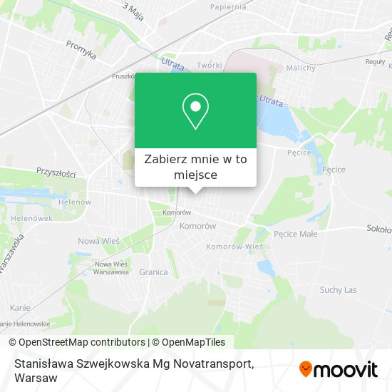 Mapa Stanisława Szwejkowska Mg Novatransport