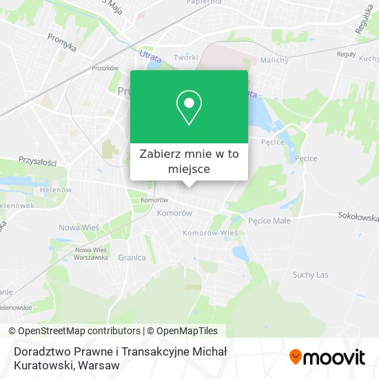 Mapa Doradztwo Prawne i Transakcyjne Michał Kuratowski