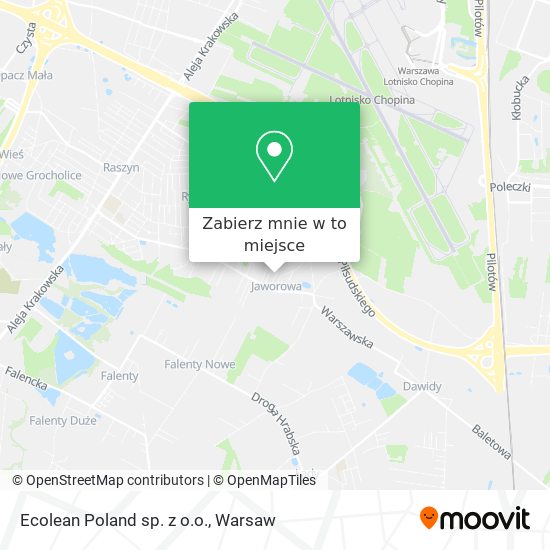 Mapa Ecolean Poland sp. z o.o.