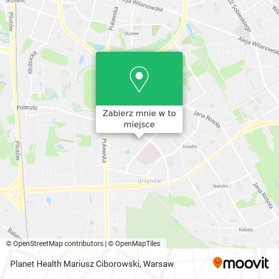 Mapa Planet Health Mariusz Ciborowski