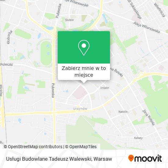 Mapa Usługi Budowlane Tadeusz Walewski