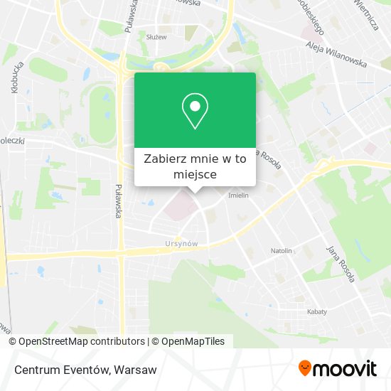 Mapa Centrum Eventów