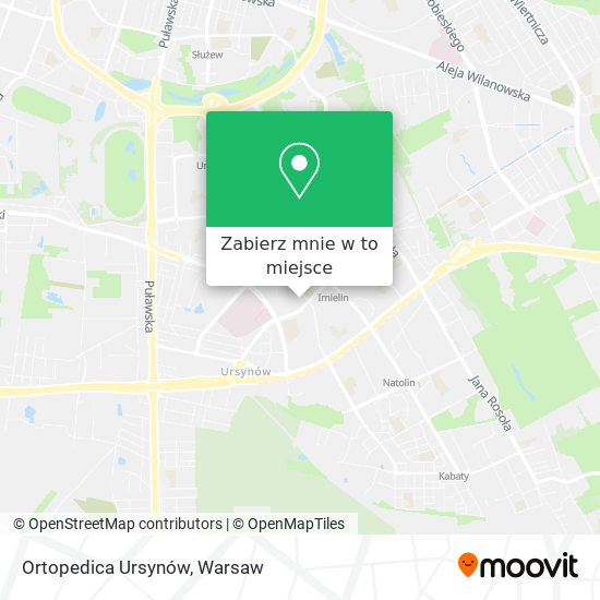 Mapa Ortopedica Ursynów