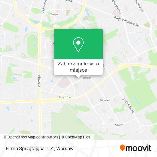 Mapa Firma Sprzątająca T. Z.