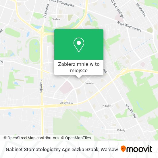 Mapa Gabinet Stomatologiczny Agnieszka Szpak