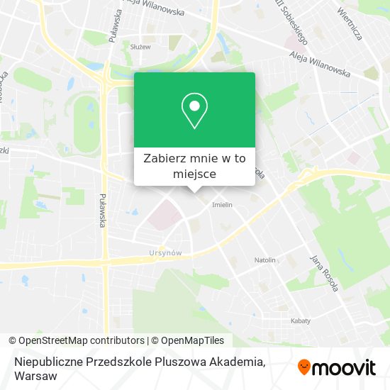 Mapa Niepubliczne Przedszkole Pluszowa Akademia