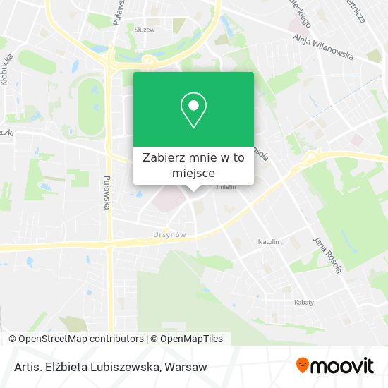 Mapa Artis. Elżbieta Lubiszewska