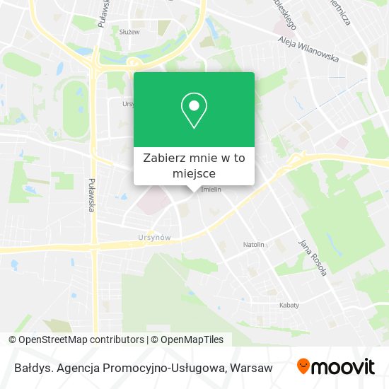 Mapa Bałdys. Agencja Promocyjno-Usługowa