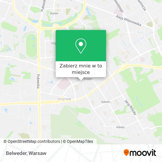 Mapa Belweder