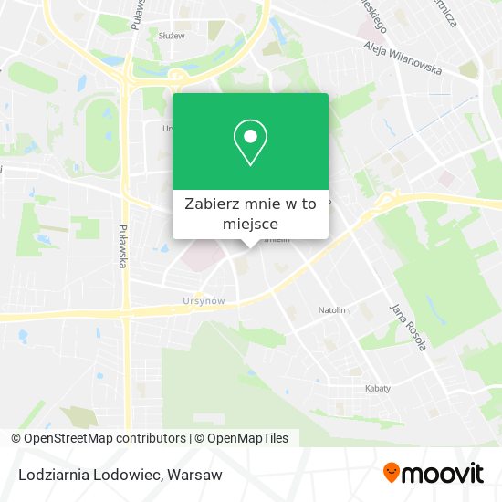 Mapa Lodziarnia Lodowiec