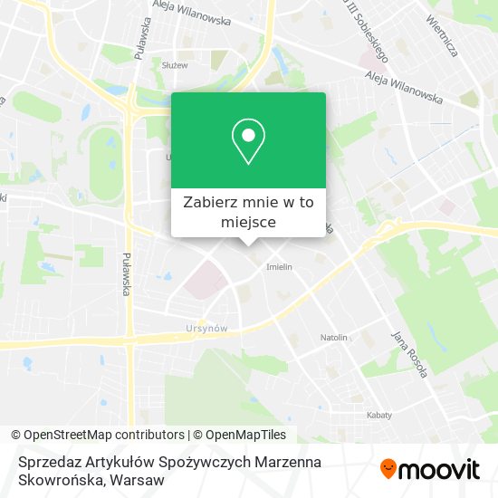 Mapa Sprzedaz Artykułów Spożywczych Marzenna Skowrońska