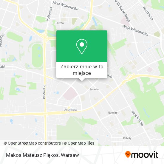 Mapa Makos Mateusz Piękos