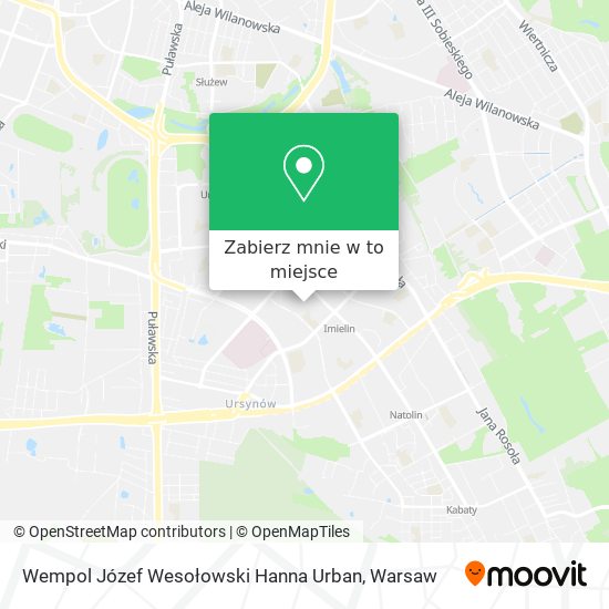 Mapa Wempol Józef Wesołowski Hanna Urban