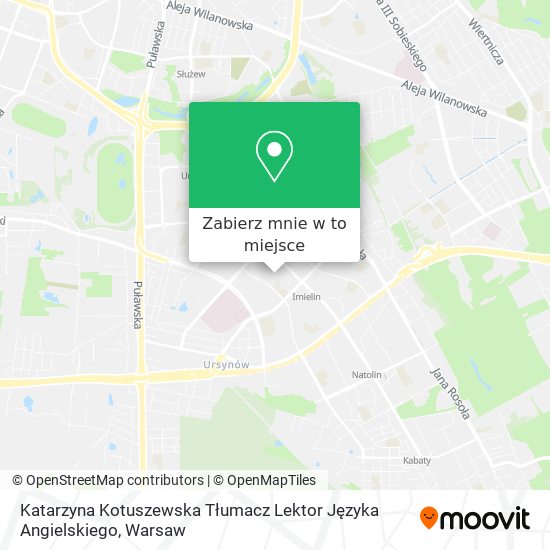 Mapa Katarzyna Kotuszewska Tłumacz Lektor Języka Angielskiego