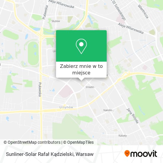 Mapa Sunliner-Solar Rafał Kądzielski