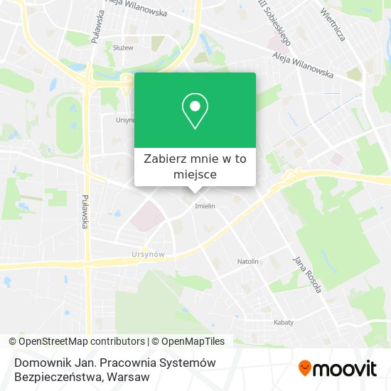 Mapa Domownik Jan. Pracownia Systemów Bezpieczeństwa