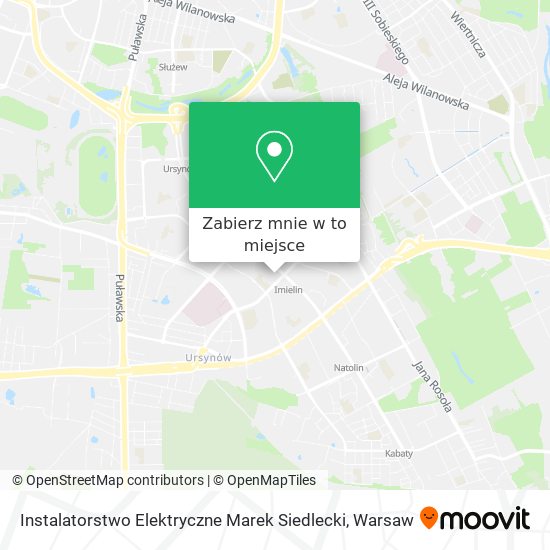 Mapa Instalatorstwo Elektryczne Marek Siedlecki