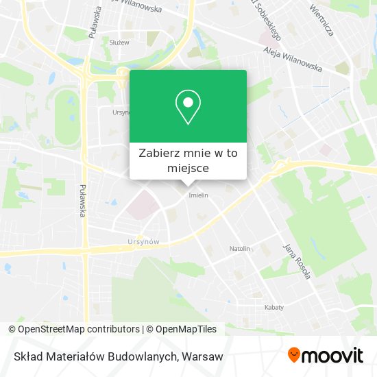 Mapa Skład Materiałów Budowlanych