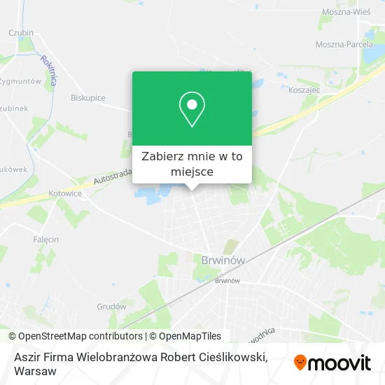 Mapa Aszir Firma Wielobranżowa Robert Cieślikowski