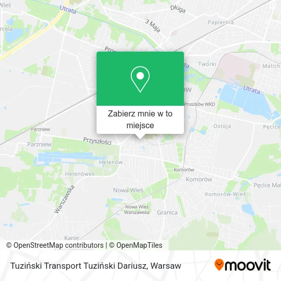 Mapa Tuziński Transport Tuziński Dariusz