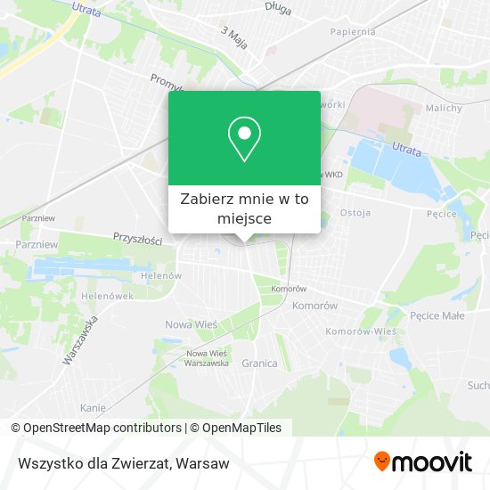 Mapa Wszystko dla Zwierzat