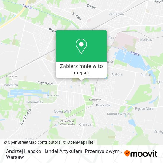 Mapa Andrzej Hancko Handel Artykułami Przemysłowymi