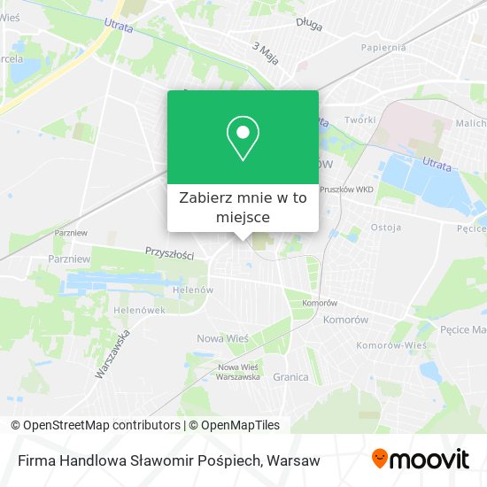 Mapa Firma Handlowa Sławomir Pośpiech