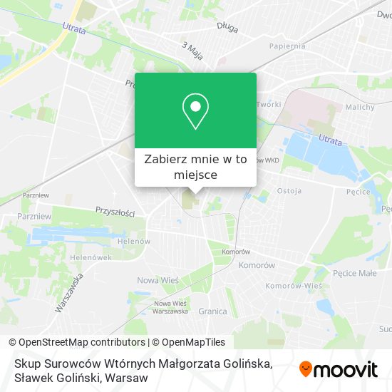 Mapa Skup Surowców Wtórnych Małgorzata Golińska, Sławek Goliński