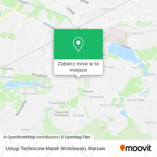 Mapa Usługi Techniczne Marek Wróblewski