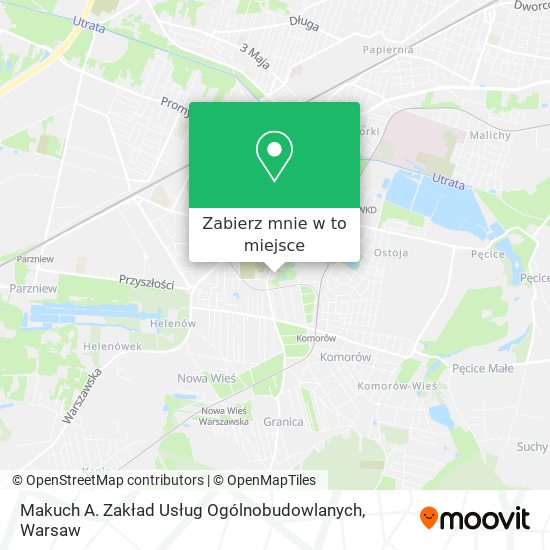 Mapa Makuch A. Zakład Usług Ogólnobudowlanych