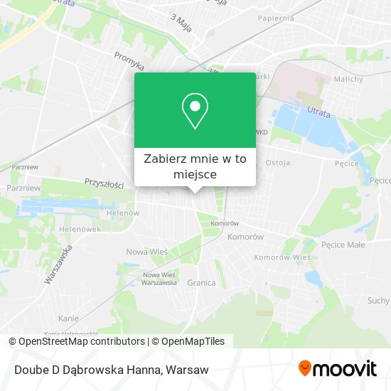 Mapa Doube D Dąbrowska Hanna