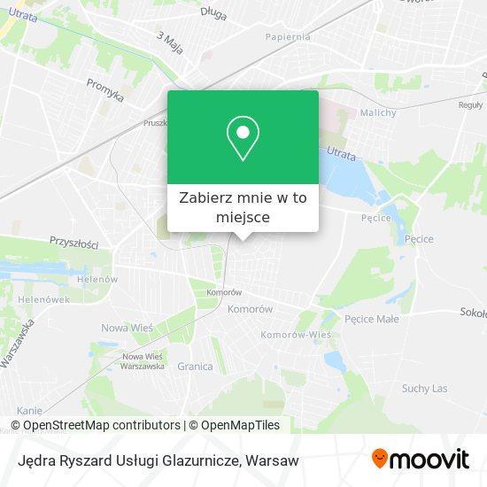 Mapa Jędra Ryszard Usługi Glazurnicze