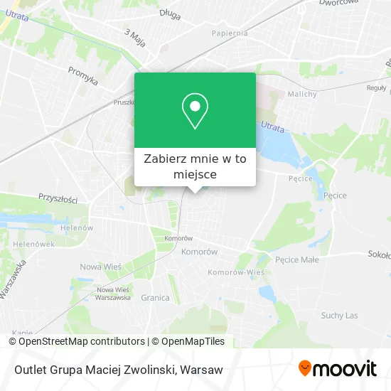 Mapa Outlet Grupa Maciej Zwolinski