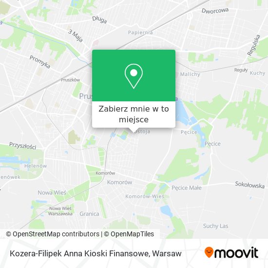 Mapa Kozera-Filipek Anna Kioski Finansowe