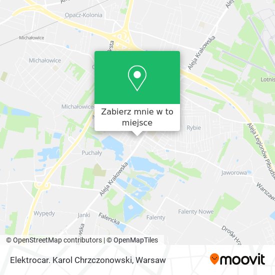 Mapa Elektrocar. Karol Chrzczonowski