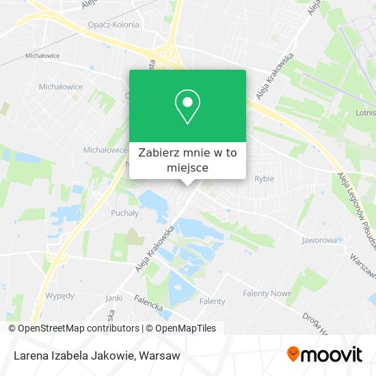 Mapa Larena Izabela Jakowie