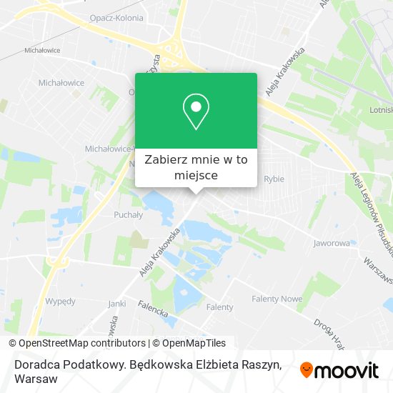 Mapa Doradca Podatkowy. Będkowska Elżbieta Raszyn