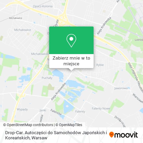 Mapa Drop-Car. Autoczęści do Samochodów Japońskich i Koreańskich