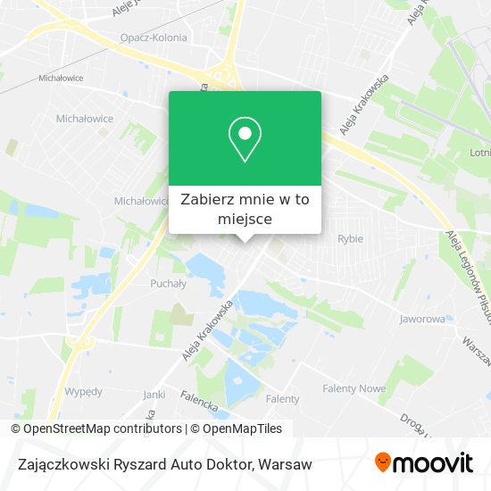 Mapa Zajączkowski Ryszard Auto Doktor