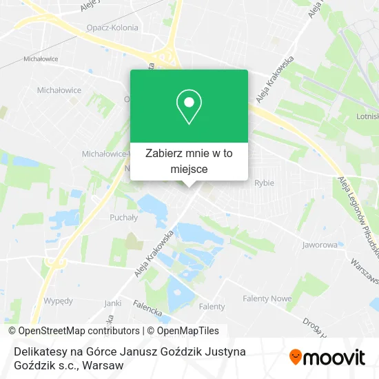 Mapa Delikatesy na Górce Janusz Goździk Justyna Goździk s.c.