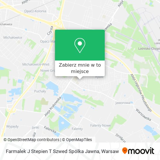 Mapa Farmalek J Stepien T Szwed Spólka Jawna