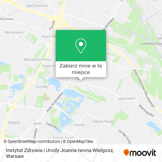 Mapa Instytut Zdrowia i Urody Joanna Iwona Wielgosz