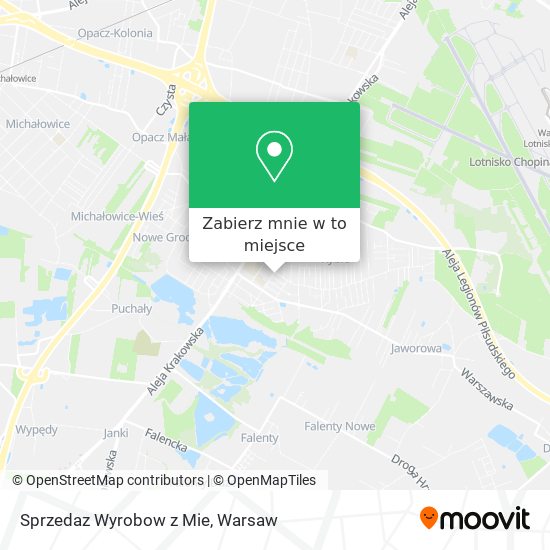 Mapa Sprzedaz Wyrobow z Mie