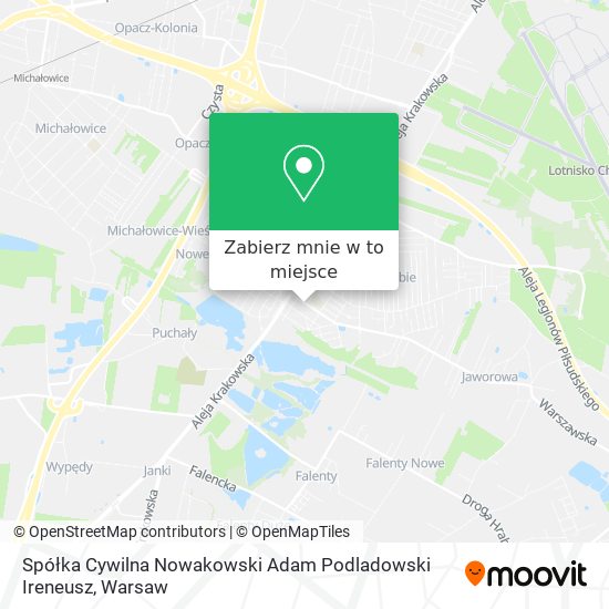 Mapa Spółka Cywilna Nowakowski Adam Podladowski Ireneusz