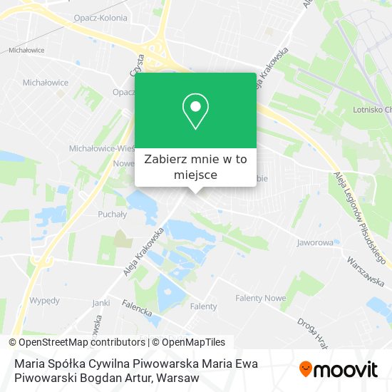 Mapa Maria Spółka Cywilna Piwowarska Maria Ewa Piwowarski Bogdan Artur