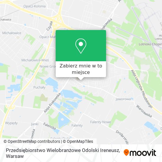 Mapa Przedsiębiorstwo Wielobranżowe Odolski Ireneusz