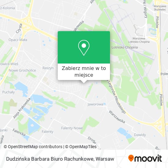 Mapa Dudzińska Barbara Biuro Rachunkowe