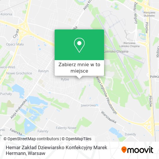 Mapa Hemar Zakład Dziewiarsko Konfekcyjny Marek Hermann